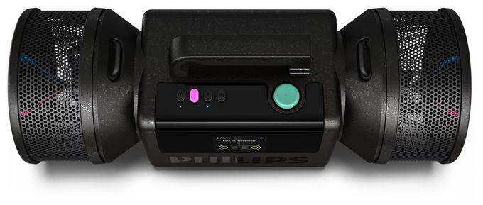 140 W Bluetooth Lautsprecher IP67 Laufzeit bis 24 h  TAMS80 The Tube (Schwarz) 