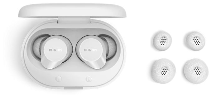 In-Ear Bluetooth Kopfhörer Kabellos TWS 6 h Laufzeit IPX4  TAT1300WT/00 (Weiß) 