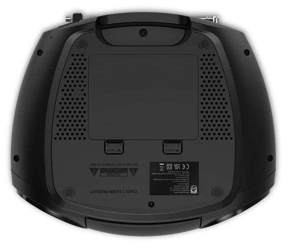CD Payer DAB+, DAB, FM Radio  TAZ2500/10 (Schwarz) 