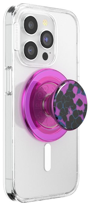 Fingerring  PopGrip Acetate Purple Prism (Schwarz, Violett) 
