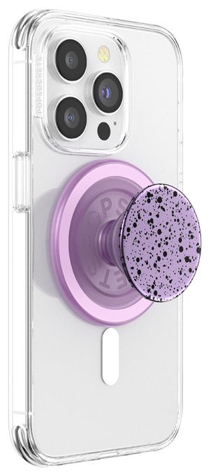 Fingerring  PopGrip Aluminum Sugar Plum Speckle (Mehrfarbig, Violett) 