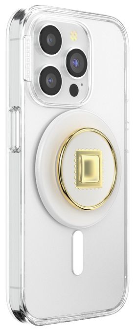 Fingerring (Gold, Transparent, Weiß) PopGrip Enamel Raviolo 
