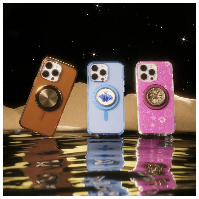 Fingerring für Apple iPhone 12+  PopGrip MagSafe Radial Gold Aluminum (Gold) 