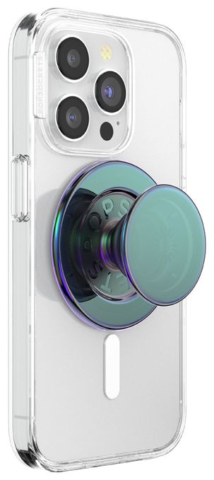 Fingerring für Apple iPhone 12+  PopGrip MagSafe Nightshade Opalescent (Grün) 