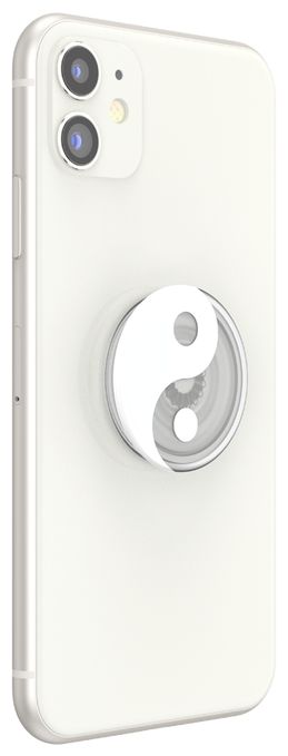 Fingerring für Jede Marke  PopGrip PlantCore Yin and Yang (Grau, Weiß) 