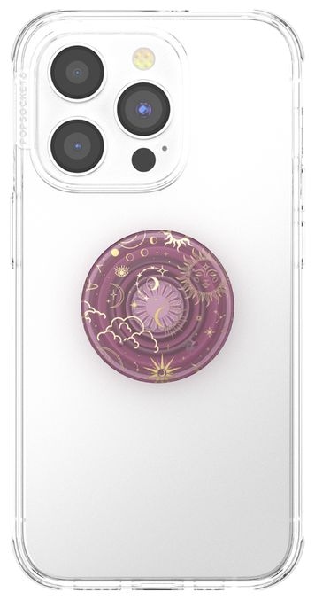Fingerring für Universal (Malve, Durchscheinend) PopGrip PlantCore Celestial Mauve 