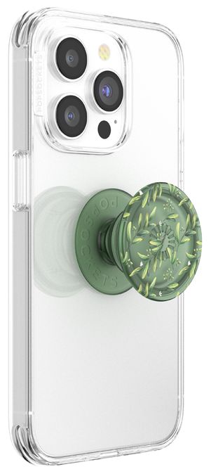 Fingerring für Universal  PopGrip PlantCore Olive (Olive) 