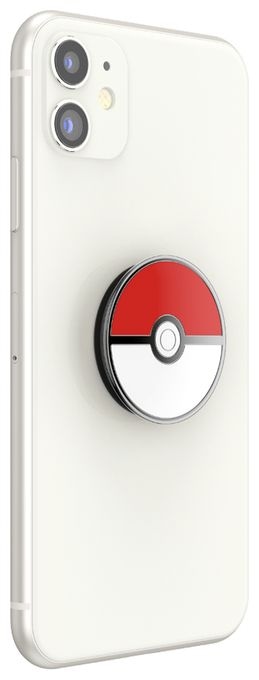 Fingerring für Universal  PopGrip Pokémon - Pokéball Enamel (Rot, Schwarz, Weiß) 