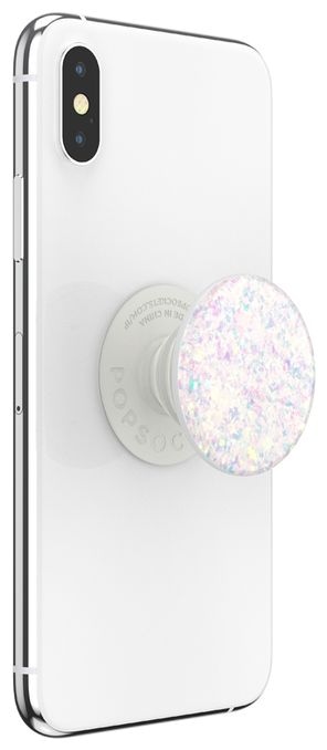 Fingerring für Universal  PopGrip Premium Iridescent Confetti White (Mehrfarbig) 
