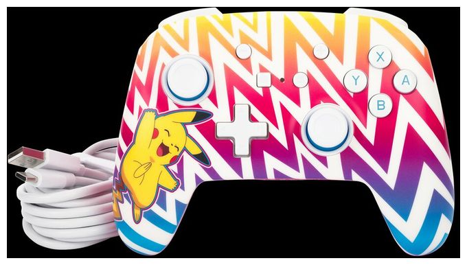 Gamepad für Nintendo Switch, Nintendo Switch Lite, Nintendo Switch OLED  Enhanced Wireless Controller Pokémon - Pikachu Vibrant (Mehrfarbig) 