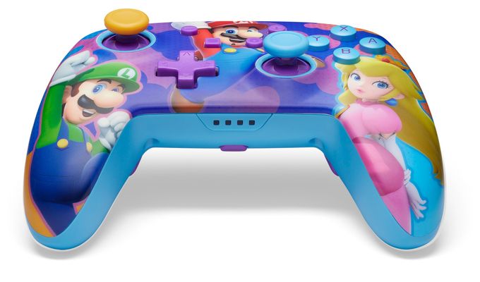 Analog / Digital Gamepad für Nintendo Switch, Nintendo Switch Lite, Nintendo Switch OLED  Enhanced Wireless Controller Super Mario - Color Splash Heroes (Mehrfarbig) 