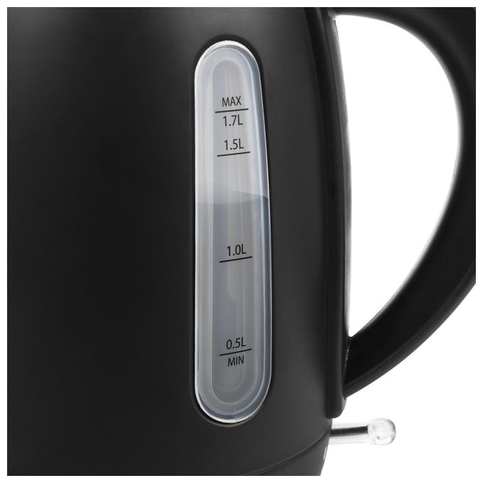 1,7 l Wasserkocher 2200 W  236032 Black Steel (Schwarz, Edelstahl) 