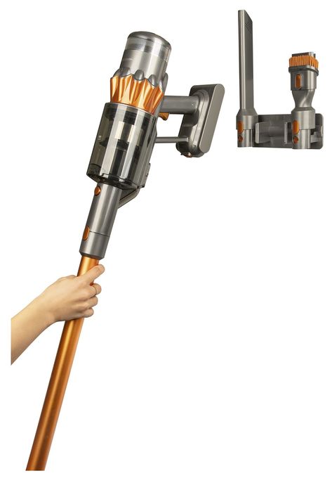Handstaubsauger Beutellos bis 45 min Laufzeit 25,9 V HEPA  PC-BS3138A (Grau, Orange) 