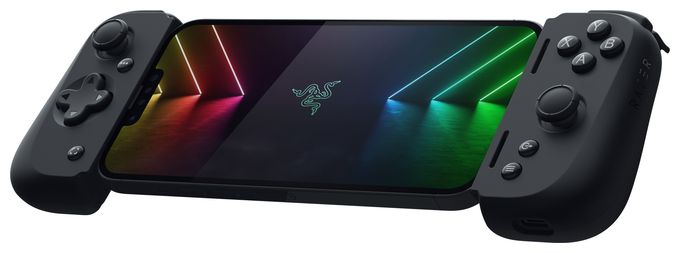 Analog / Digital Gamepad für iOS  Kishi V2 (Schwarz) 