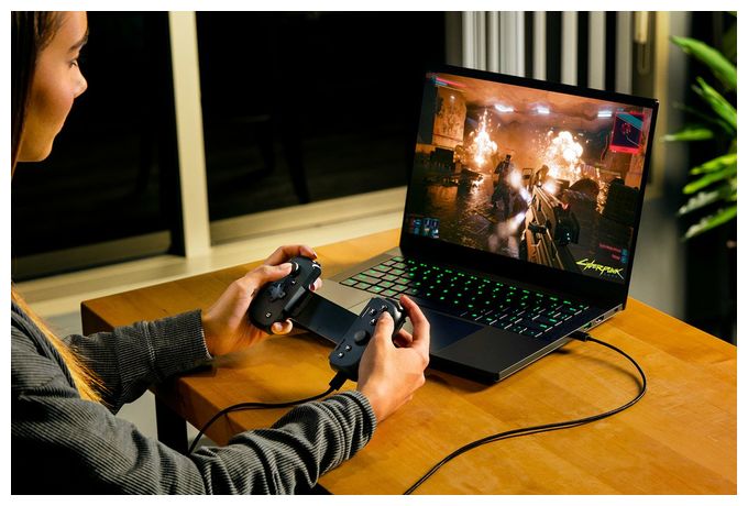 Gamepad für Android, PC, iOS  Kishi V2 (Schwarz) 