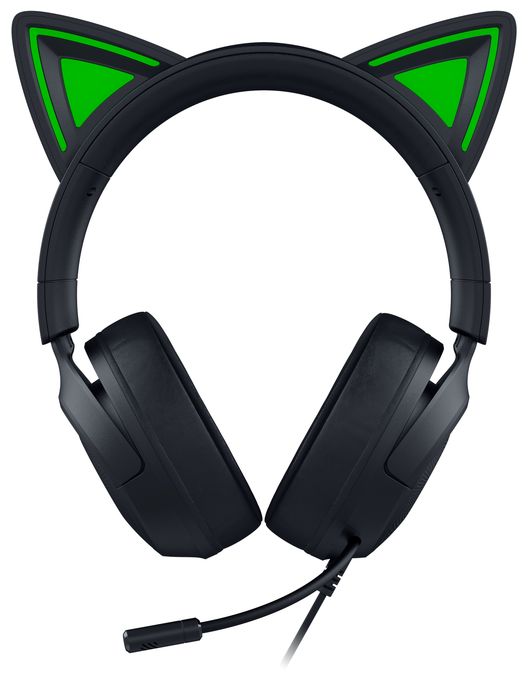 Over Ear Kopfhörer Kabelgebunden USB Typ-A  Kraken Kitty V3 X (Schwarz) 