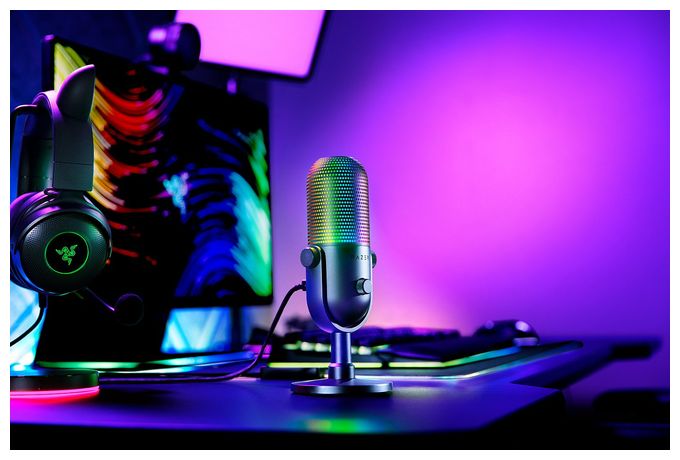 Kabelgebunden Tablet-Mikrofon 96 kHz USB  Seiren V3 Chroma (Schwarz) 