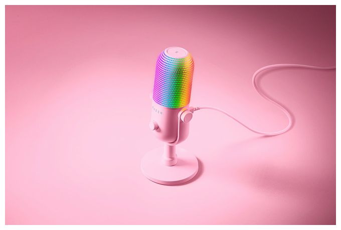 Kabelgebunden PC-Mikrofon 96 kHz USB  Seiren V3 Chroma (Pink) 