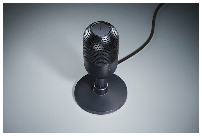 Kabelgebunden Tischmikrofon 96 kHz USB  Seiren V3 Mini (Schwarz) 