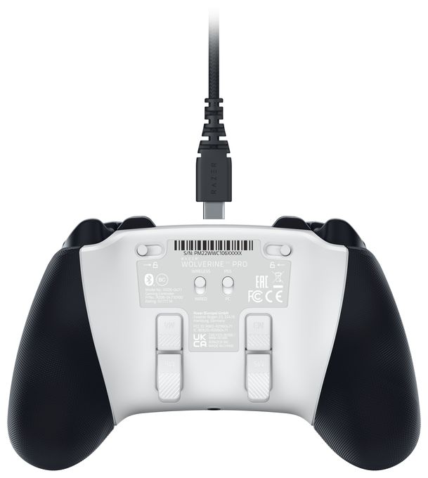 Analog / Digital Gamepad für PC, PlayStation PS5  Wolverine V2 Pro (Weiß) 