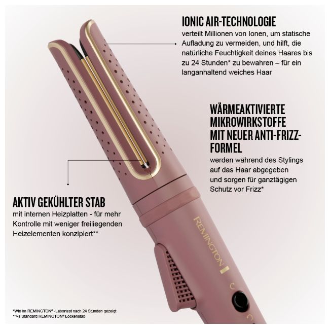 Lockenstab 25 W  CI8930 AIRvive 2-in-1 Airstyler (Pink) 
