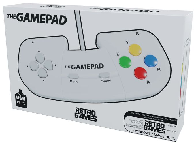 Digital Gamepad für MAC, PC, ZX Spectrum  The Gamepad (Weiß) 