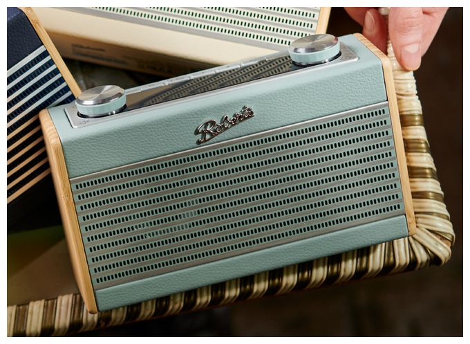Bluetooth DAB, DAB+, FM Radio Tragbar  Rambler Uno (Blau, Grün) 