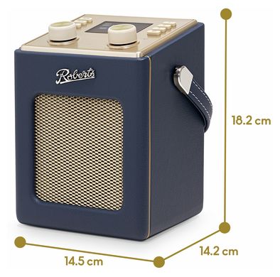 Bluetooth DAB, DAB+, FM Radio Tragbar  Revival Mini 2 (Navy) 