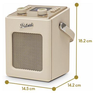 Bluetooth DAB, DAB+, FM Radio Tragbar  Revival Mini 2 (Cremefarben) 