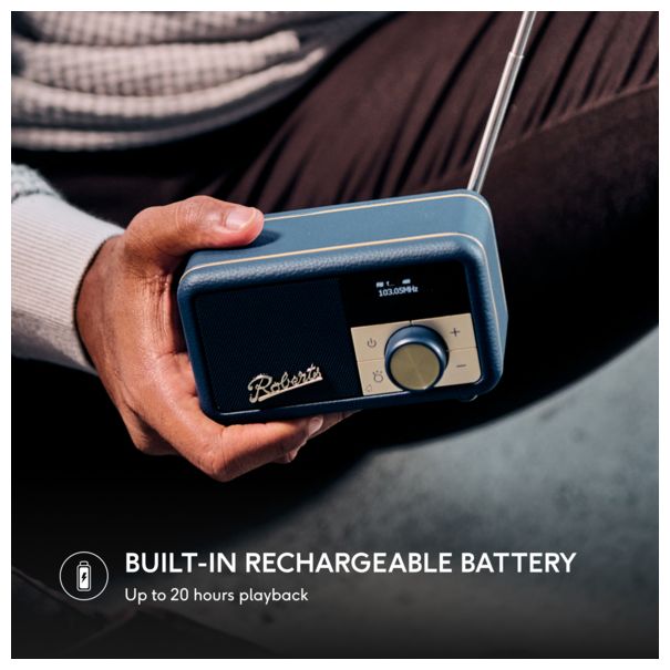 DAB, DAB+, FM Radio Tragbar  Revival Petite 2 (Blau) 