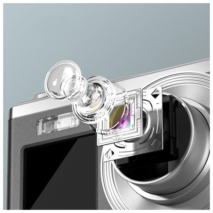 Kompaktkamera 10x Opt. Zoom  Compactline 10x (Grau, Silber) 