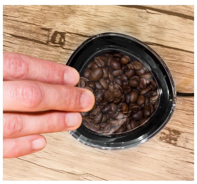 Kaffeemühle für 70 g 200 W  EKM100 (Schwarz, Edelstahl) 