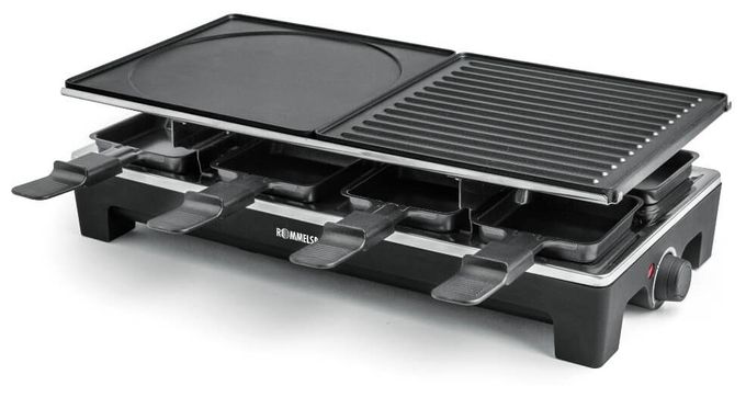 Raclettegrill für 8 Personen 1350 W  RCS1350 (Schwarz/Edelstahl) 