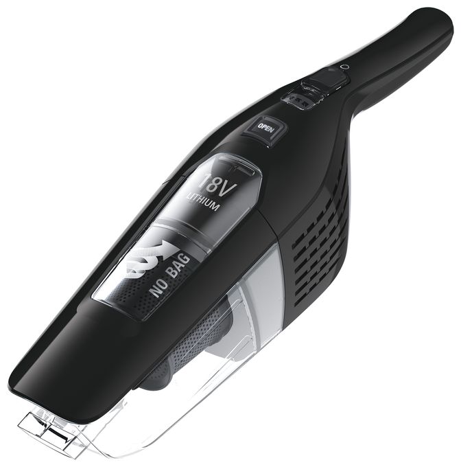 Handstaubsauger Beutellos bis 45 min Laufzeit 18 V  RH6735 Dual Force 2in1 (Schwarz) 