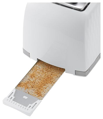 Toaster 850 W 2 Scheibe(n) 6 Stufen  26060-56 Honeycomb (Weiß) 