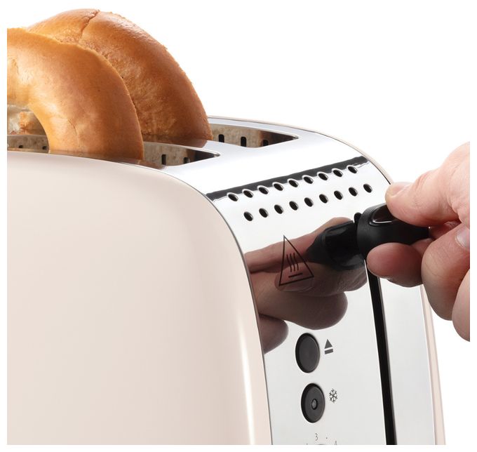 Toaster 1670 W 2 Scheibe(n)  26930-56 Colours Plus (Edelstahl, Weiß) 