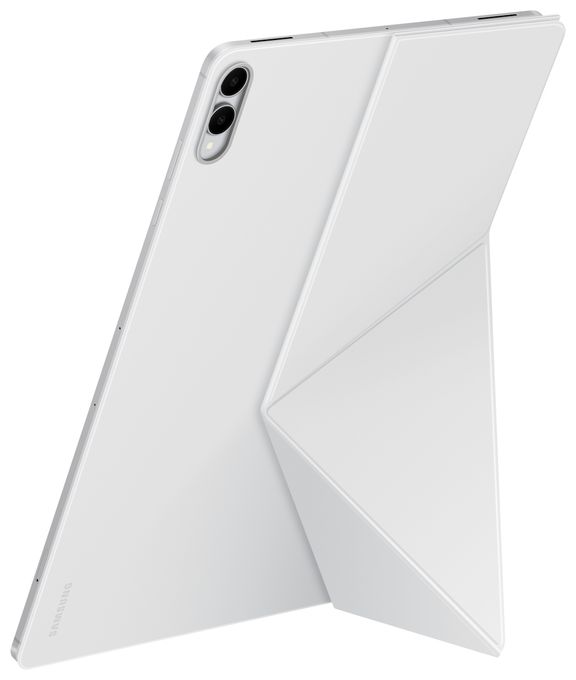 Cover für Samsung Galaxy Tab S11 Ultra bis 27,9 cm (11") Staubresistent mit Magnetverschluss (Weiß) Book 