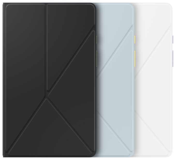 Folio für Samsung Galaxy Tab A9 bis 22,1 cm (8.7") Stoßfest, Kratzresistent (Schwarz) Book Cover EF-BX110 