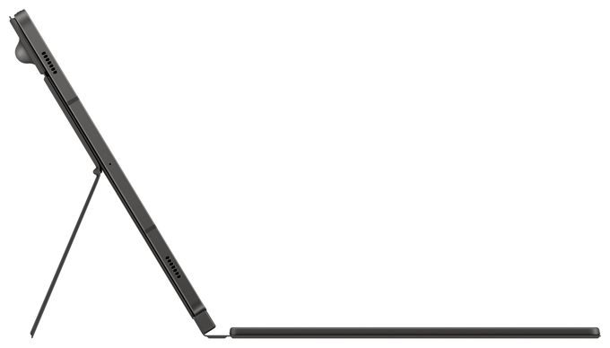 für Samsung Galaxy Tab S9, Galaxy Tab S9 FE bis 27,9 cm (11") Kratzresistent  Book Cover Keyboard EF-DX725 f (Schwarz) 
