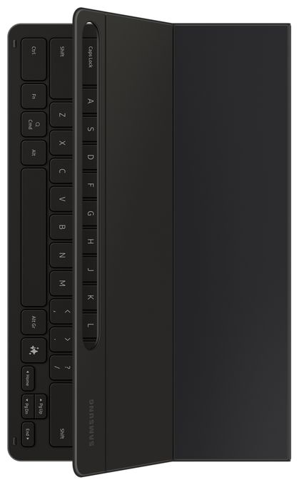 für Samsung Galaxy Tab S10+, Galaxy Tab S9+, Galaxy Tab S9 FE+ bis 31,5 cm (12.4") Kratzresistent mit Magnetisch  Book Cover Keyboard Slim (Schwarz) 