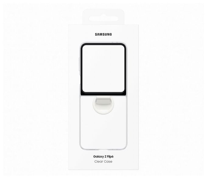Cover für Samsung Galaxy Z Flip6  Clear Case (Transparent) 