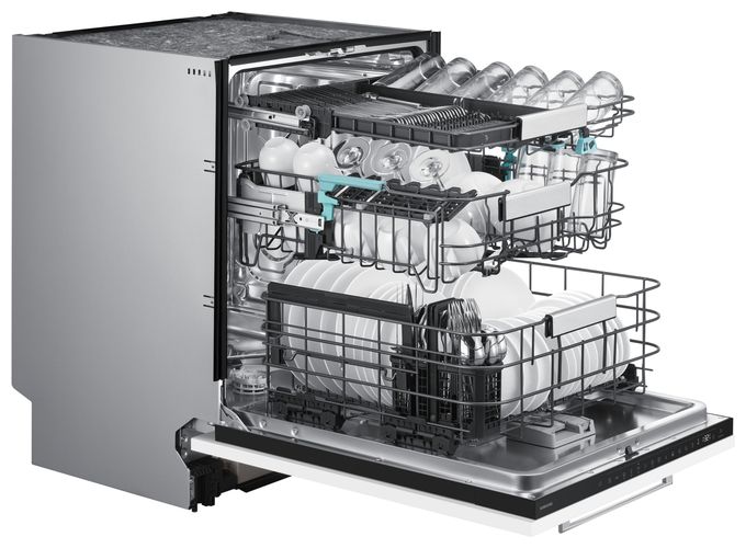60 cm Geschirrspüler vollintegriert (ohne Front) Sehr leise 14 Maßgedecke aquaStop Funktion DW90H79NAB0U1 