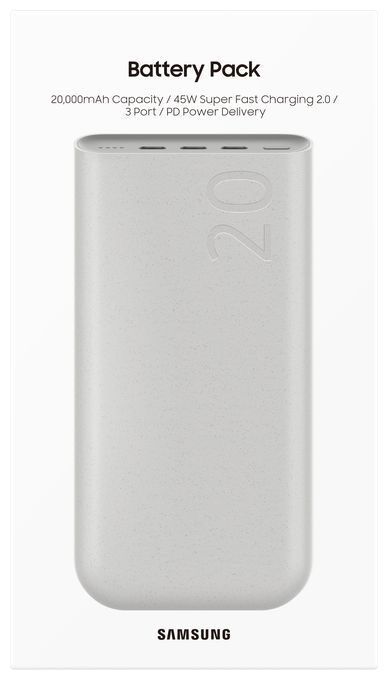 20000 mAh Powerbank USB Typ-C  EB-P4520XUEGEU (Beige) 