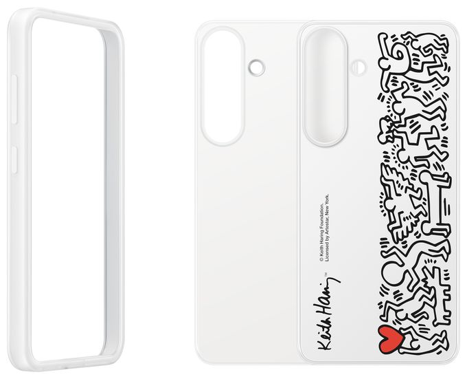 Cover für Samsung Galaxy S25  FlipSuit Case (Mehrfarbig, Weiß) 
