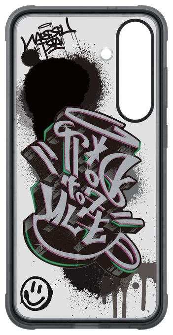 Cover für Samsung Galaxy S25+  Flipsuit Rugged Case (Schwarz, Mehrfarbig) 