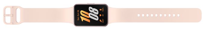 Digital 40 mm Smartwatch Rechteckig IP68 312 h  Galaxy Fit3 (Rosa-Goldfarben) 