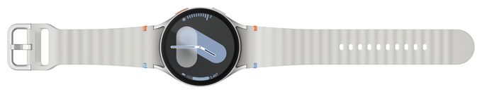 Digital 44 mm M/L Smartwatch Rund IP68 327 ppi  Galaxy Watch7 (Silber) 