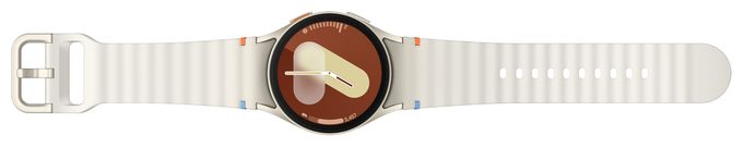 Digital 40 mm S/M Smartwatch Rund IP68 330 ppi 4G  Galaxy Watch7 (Cremefarben) 