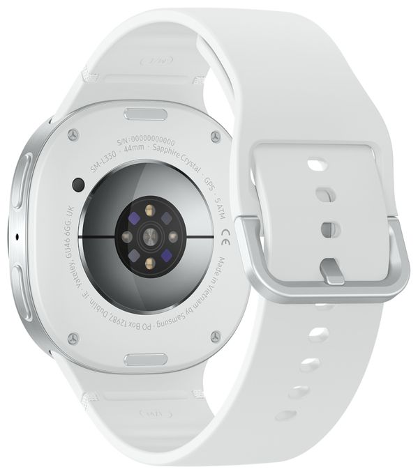 Digital 44 mm Smartwatch Rund IP68 327 ppi  Galaxy Watch8 (Silber) 