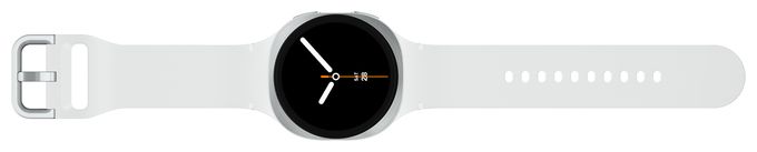 Digital 40 mm Smartwatch Rund IP68 327 ppi  Galaxy Watch8 (Silber) 